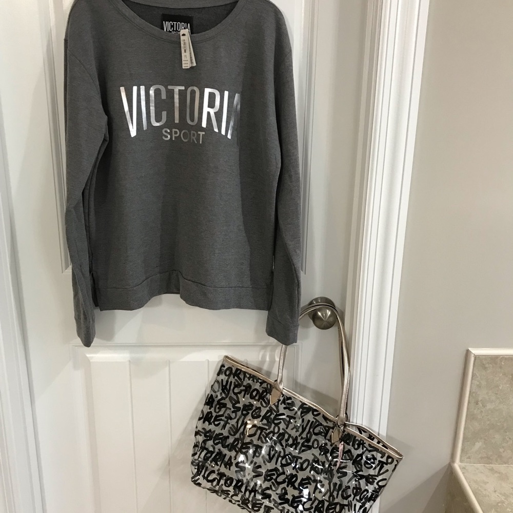 Victoria’s Secret Sweatshirt with Tote